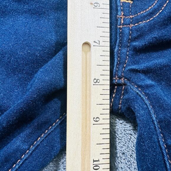 American Eagle Jegging Jeans Womens Sz.4 Blue‎ Denim Crop Super Super Stretch - Picture 10 of 12